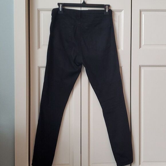 Distressed Black Skinny Jeans by Top Shop! Size W28, L30. Great Condition! - Picture 5 of 7